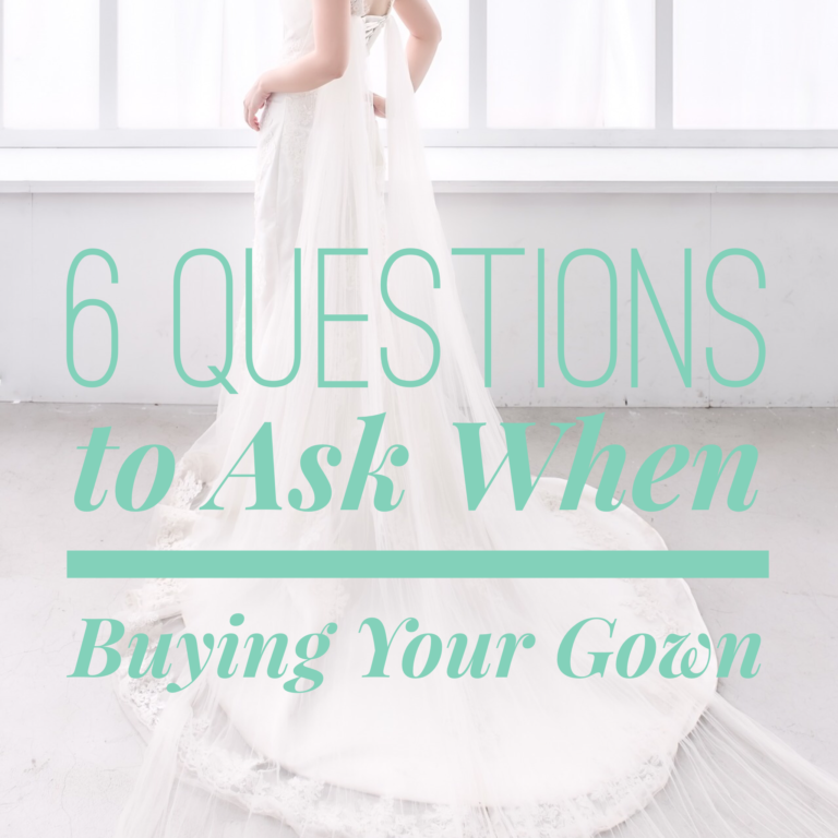 6 Questions To Ask When Buying Your Gown Image